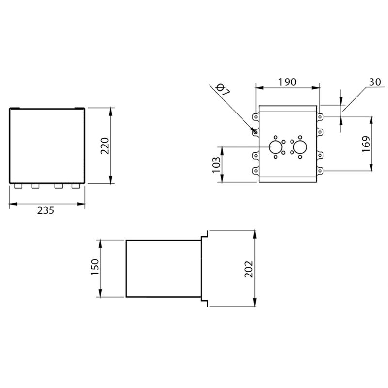 support-de-montage-universel-chauffage-autoterm-avec-pattes-de-fixation-schema