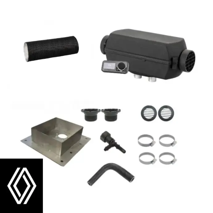 Kit chauffage Renault Trafic - montage intérieur