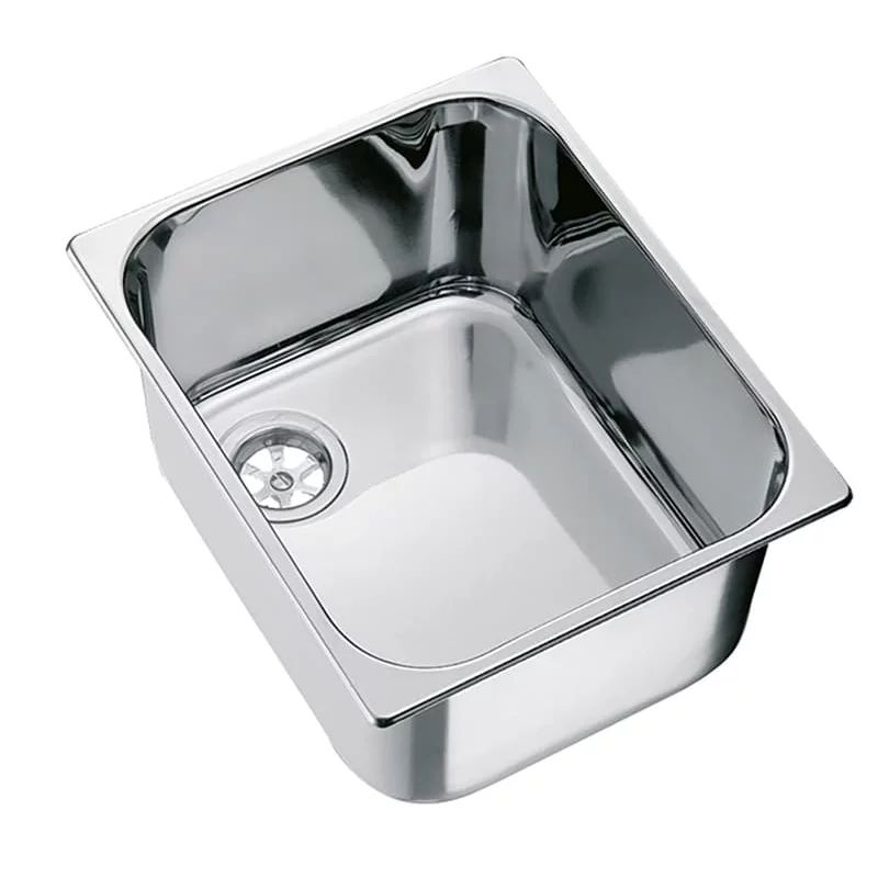 Évier rectangulaire en inox