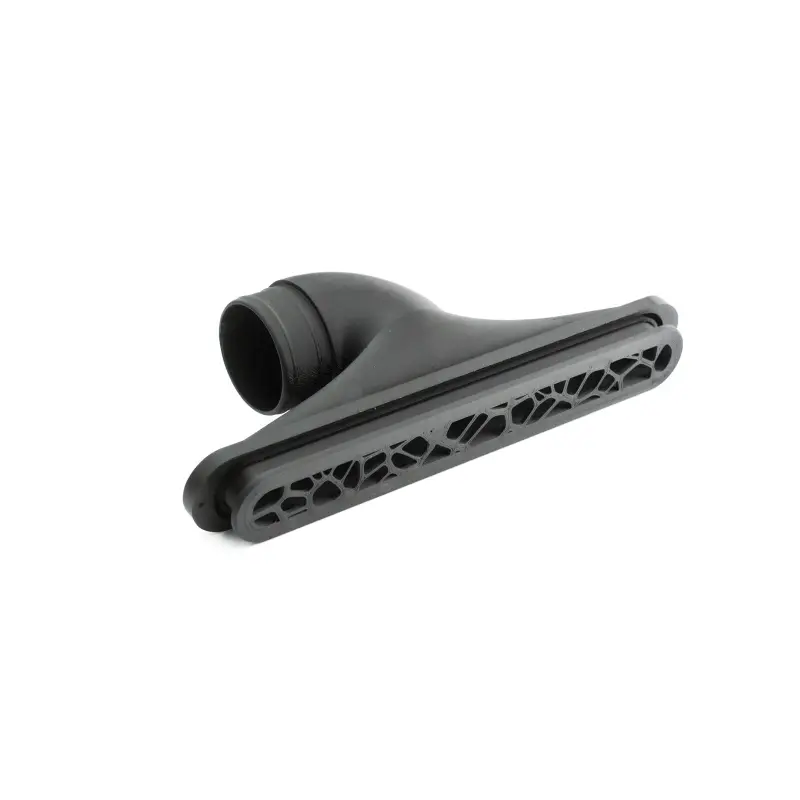 Grille étroite, raccord à 90°, avec couvercle Voronoi collé de 25 cm