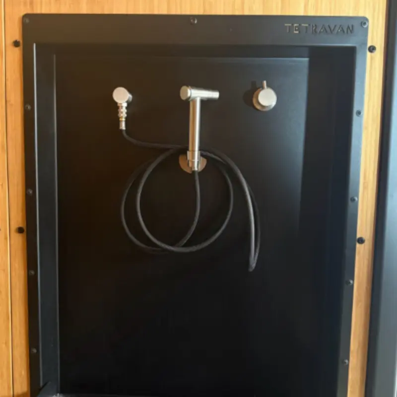 Douche pliante Tetravan 2.1 Aluminium