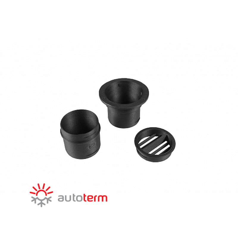 [ATR2-WAOK603D-BK] Kit passe cloison Ø 60 mm version grille