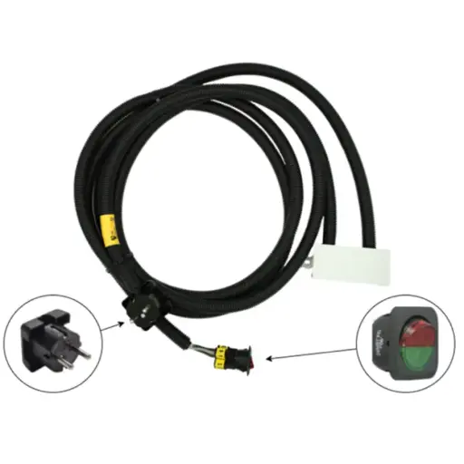 [77778] Câble 230 V pour les chauffe-eaux avec interrupteur