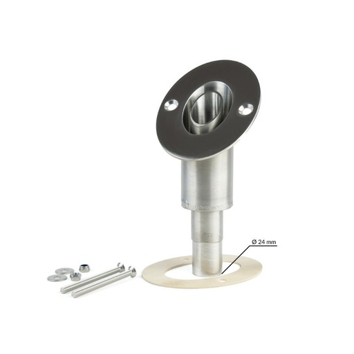 [AT0008] Passe coque d'échappement ⌀ 24 mm en biais